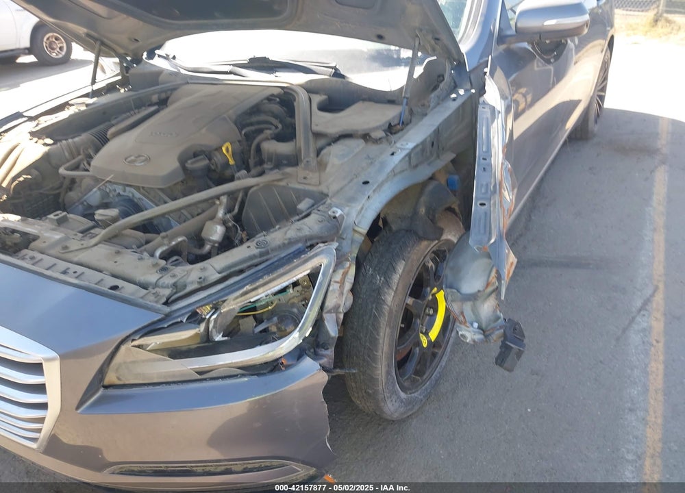 2015 HYUNDAI GENESIS VIN: KMHGN4JEXFU100458