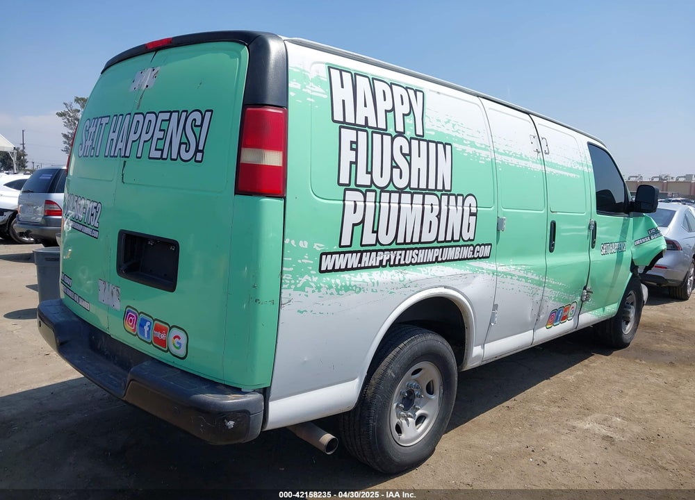 2018 CHEVROLET EXPRESS 2500 WORK VAN VIN: 1GCWGAFG2J1241408