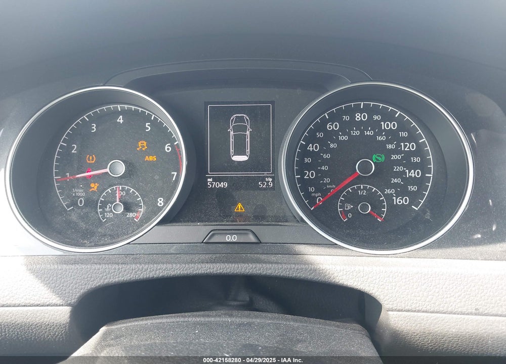2019 VOLKSWAGEN GOLF ALLTRACK VIN: 3VWH17AUXKM501078