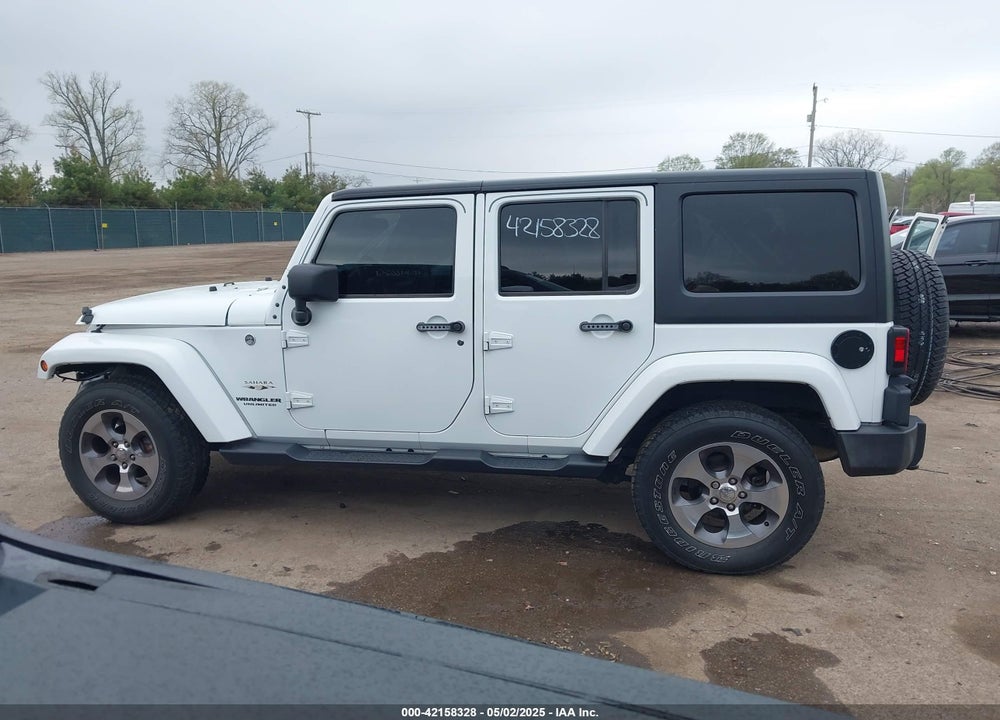 2016 JEEP WRANGLER UNLIMITED SAHARA VIN: 1C4HJWEG8GL345391