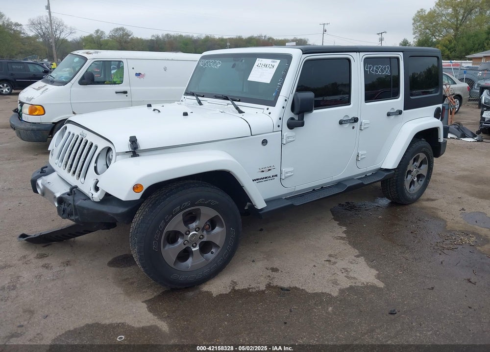 2016 JEEP WRANGLER UNLIMITED SAHARA VIN: 1C4HJWEG8GL345391