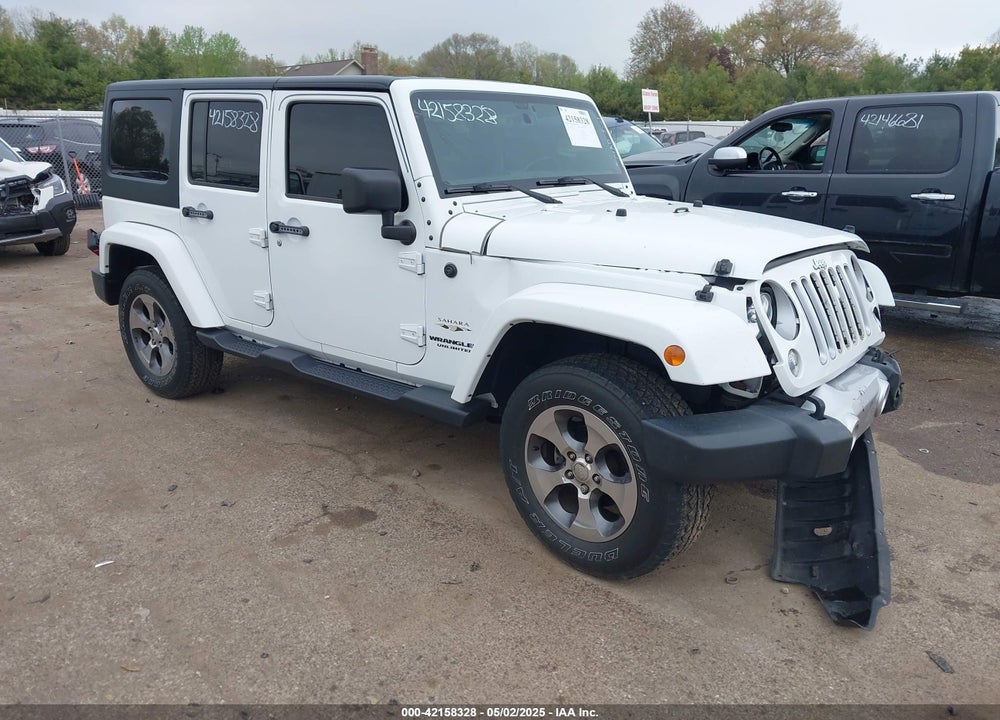 2016 JEEP WRANGLER UNLIMITED SAHARA VIN: 1C4HJWEG8GL345391