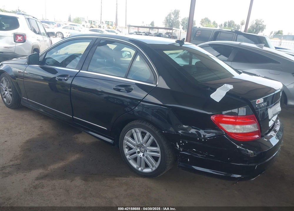 2009 MERCEDES-BENZ C VIN: WDDGF54X39F257963