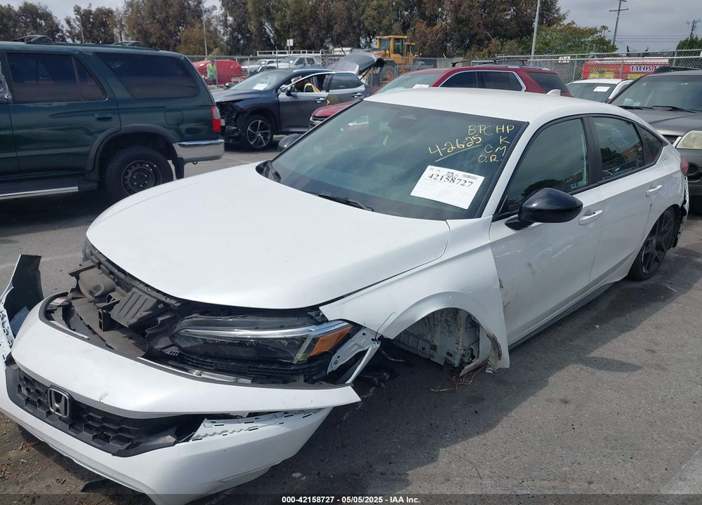 2022 HONDA CIVIC VIN: 19XFL2H89NE023508