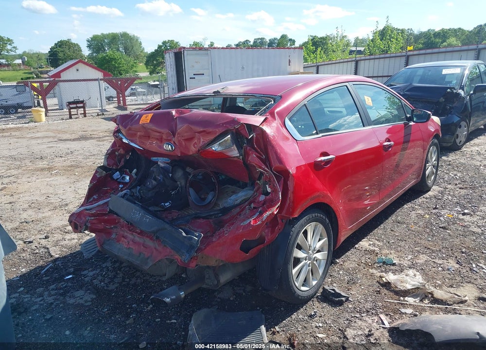 2015 KIA FORTE VIN: KNAFX4A87F5281496