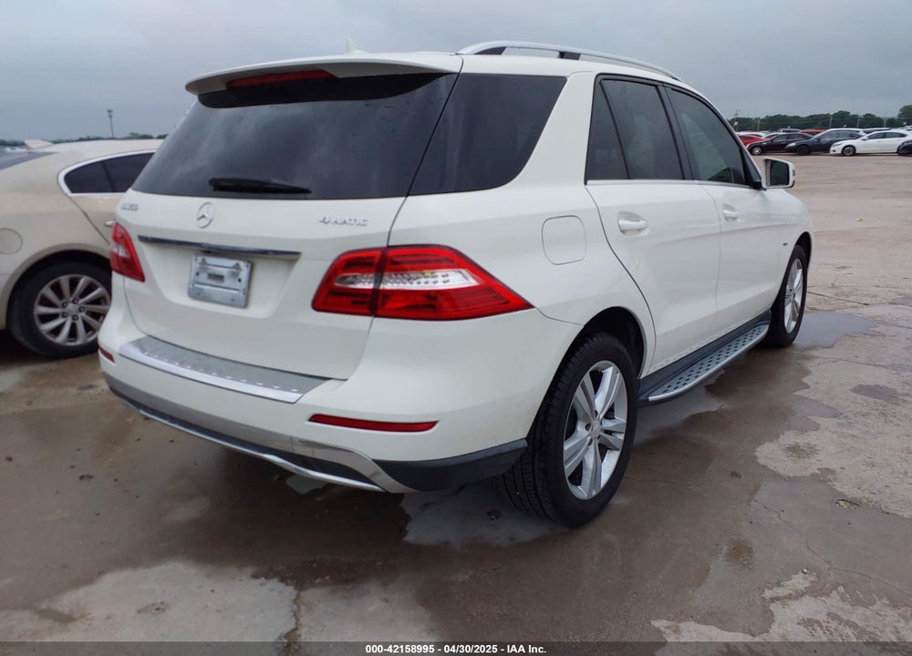 2012 MERCEDES-BENZ M-CLASS VIN: 4JGDA5HB7CA034478
