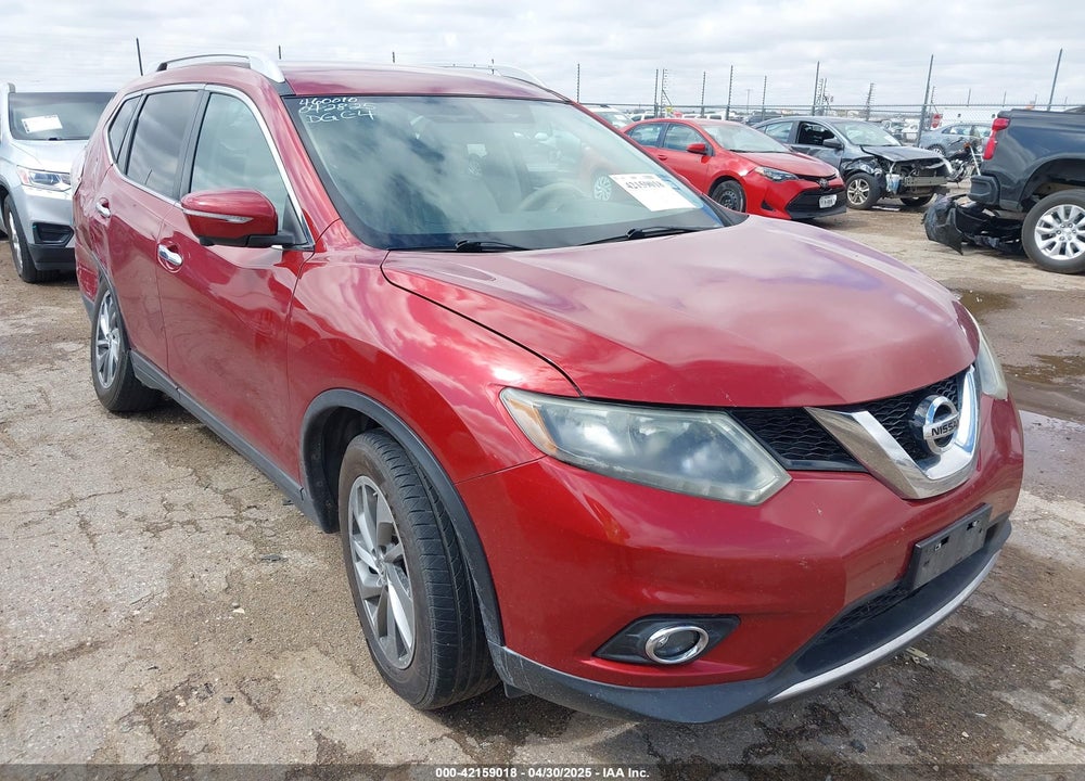 2015 NISSAN ROGUE SL VIN: 5N1AT2MVXFC824927