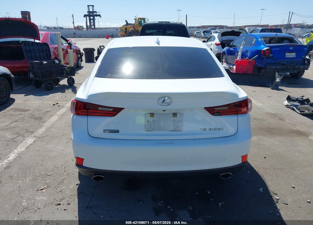 2016 LEXUS IS 200T VIN: JTHBA1D24G5027964