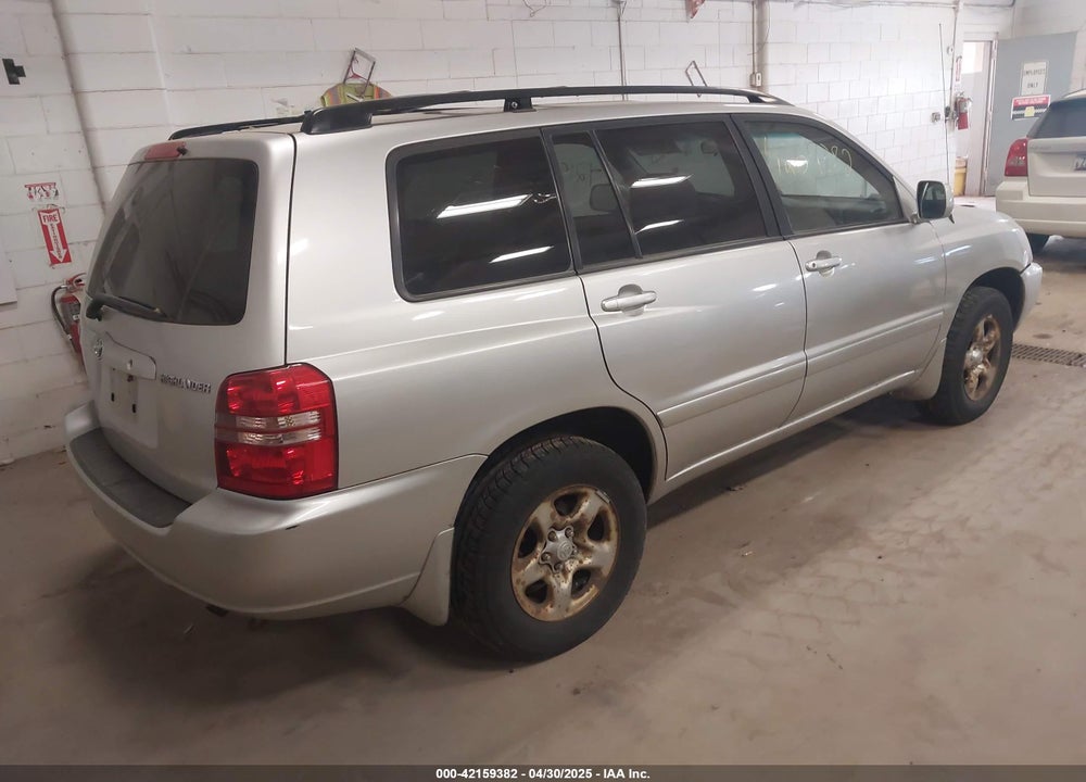 2001 TOYOTA HIGHLANDER VIN: JTEGD21A810018460