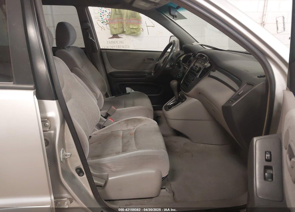 2001 TOYOTA HIGHLANDER VIN: JTEGD21A810018460