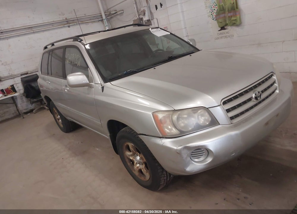 2001 TOYOTA HIGHLANDER VIN: JTEGD21A810018460