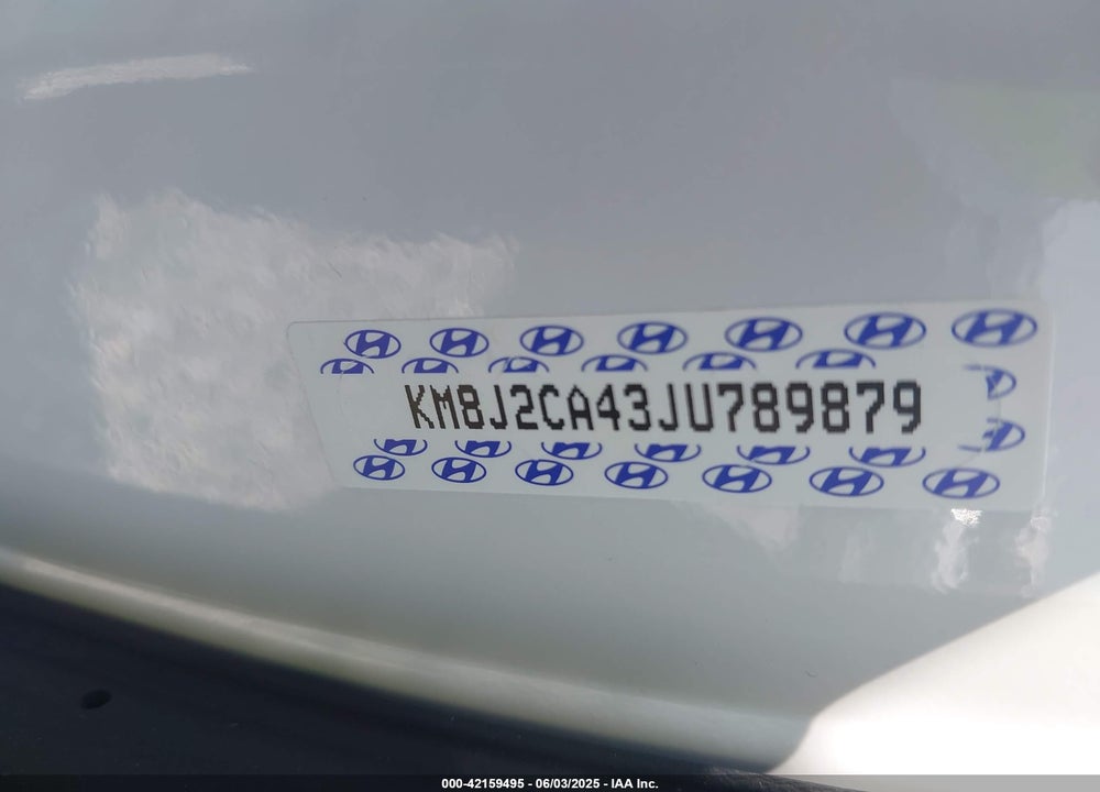 2018 HYUNDAI TUCSON SE VIN: KM8J2CA43JU789879