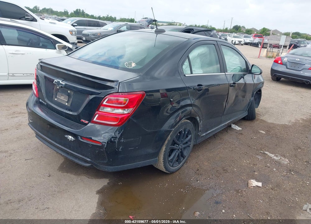 2020 CHEVROLET SONIC VIN: 1G1JF5SB3L4144338