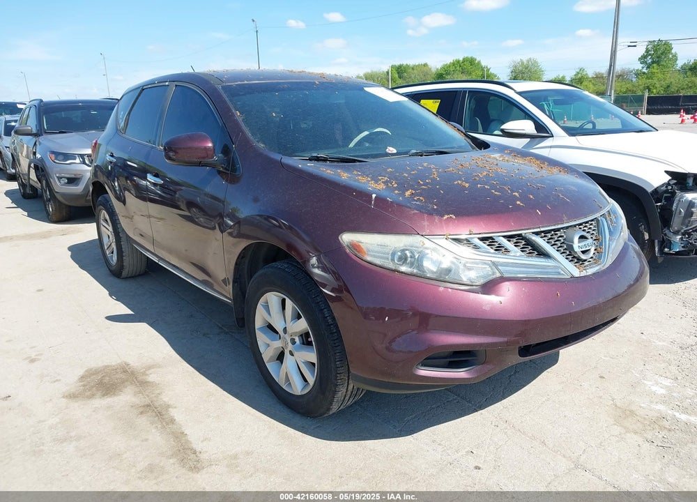2013 NISSAN MURANO VIN: JN8AZ1MU9DW209970