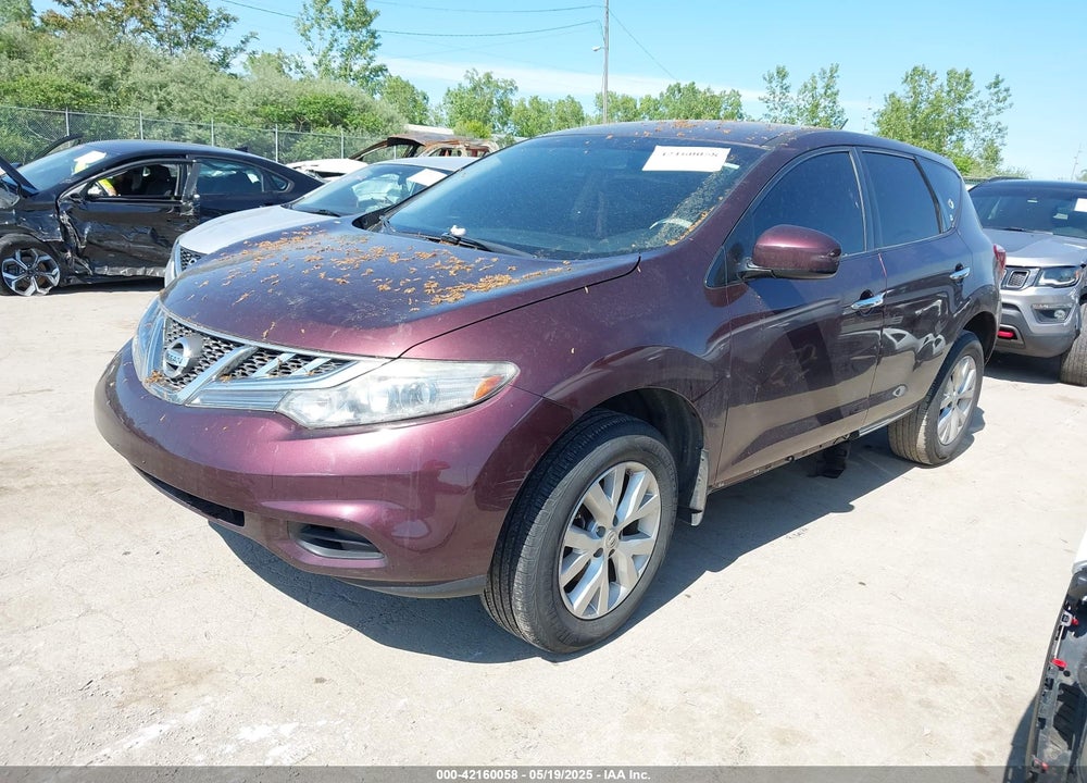 2013 NISSAN MURANO VIN: JN8AZ1MU9DW209970