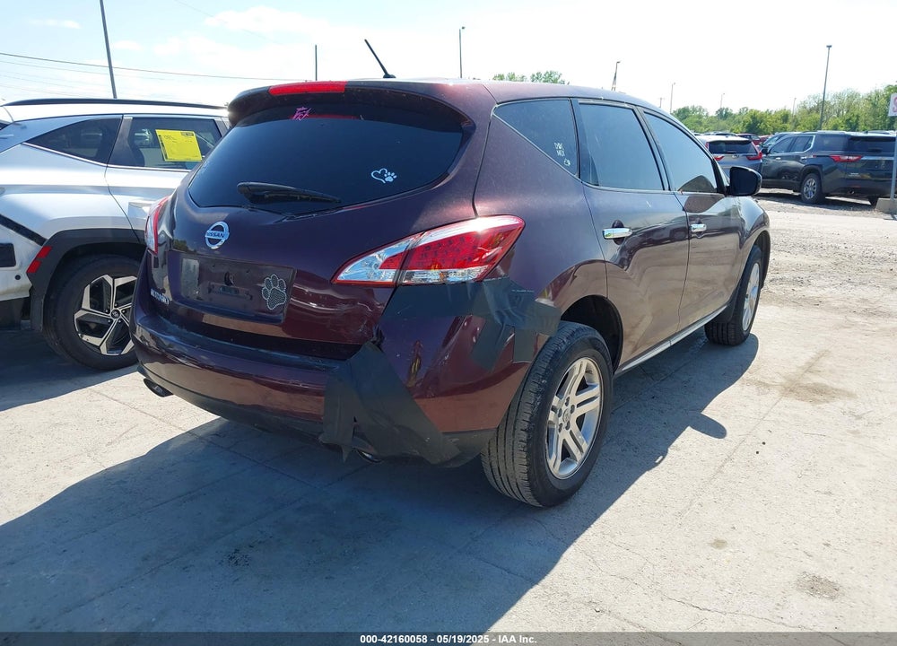 2013 NISSAN MURANO VIN: JN8AZ1MU9DW209970