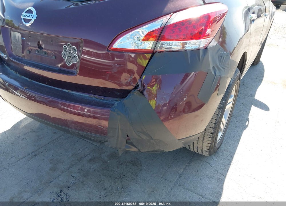 2013 NISSAN MURANO VIN: JN8AZ1MU9DW209970