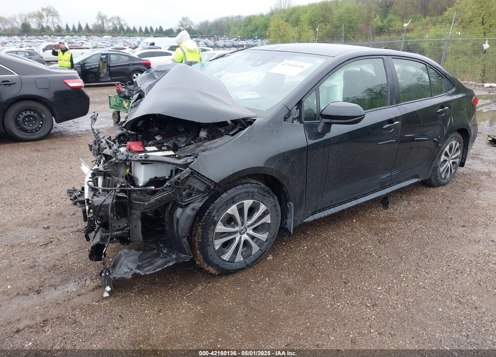 2022 TOYOTA COROLLA HYBRID LE VIN: JTDEAMDE8NJ048914