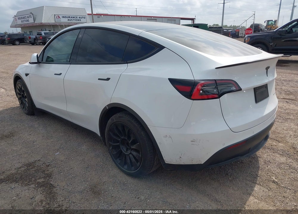 2021 TESLA MODEL Y LONG RANGE DUAL MOTOR ALL-WHEEL DRIVE VIN: 5YJYGDEE1MF088316
