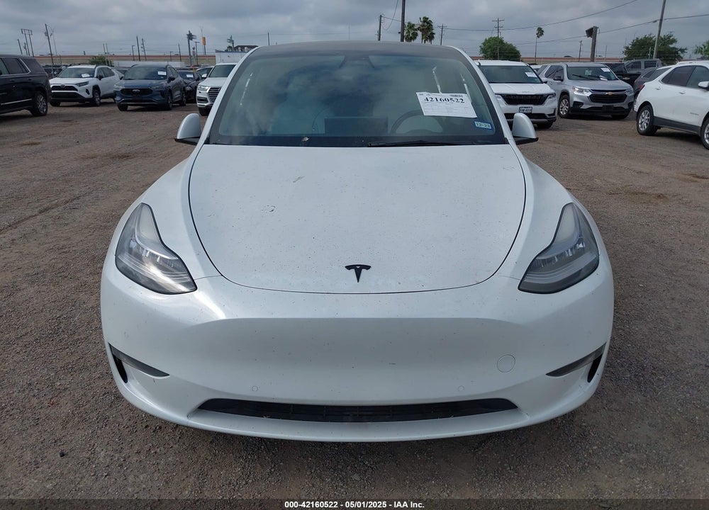 2021 TESLA MODEL Y LONG RANGE DUAL MOTOR ALL-WHEEL DRIVE VIN: 5YJYGDEE1MF088316