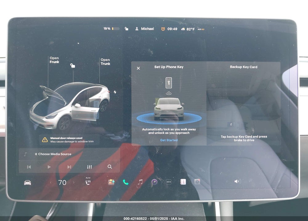 2021 TESLA MODEL Y LONG RANGE DUAL MOTOR ALL-WHEEL DRIVE VIN: 5YJYGDEE1MF088316