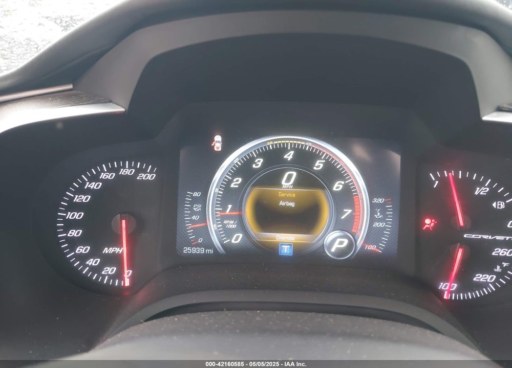 2016 CHEVROLET CORVETTE STINGRAY Z51 VIN: 1G1YM2D74G5116883