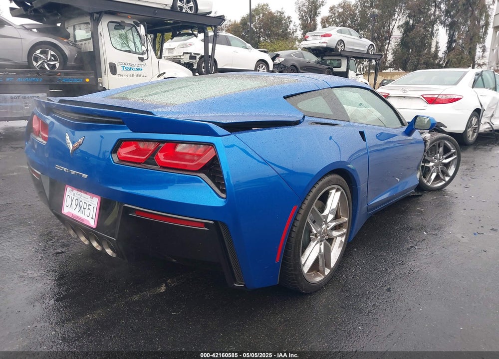 2016 CHEVROLET CORVETTE STINGRAY Z51 VIN: 1G1YM2D74G5116883