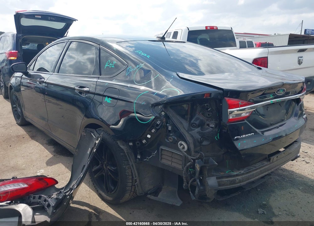 2018 FORD FUSION VIN: 3FA6P0HD6JR202412