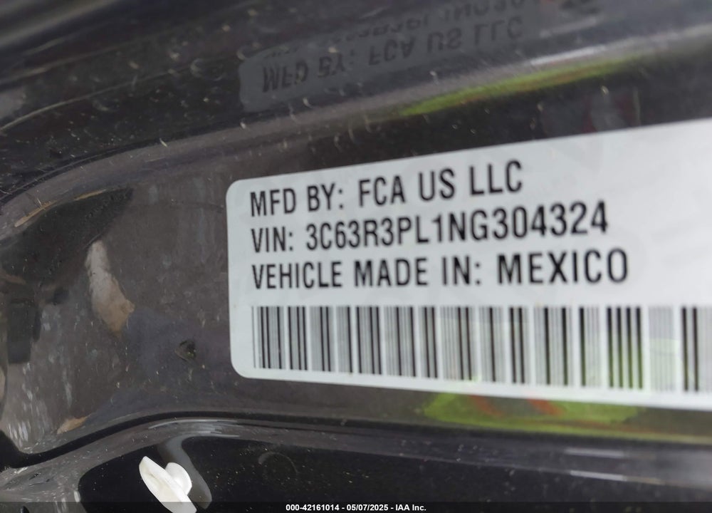 2022 RAM 3500 LIMITED  4X4 6'4 BOX VIN: 3C63R3PL1NG304324