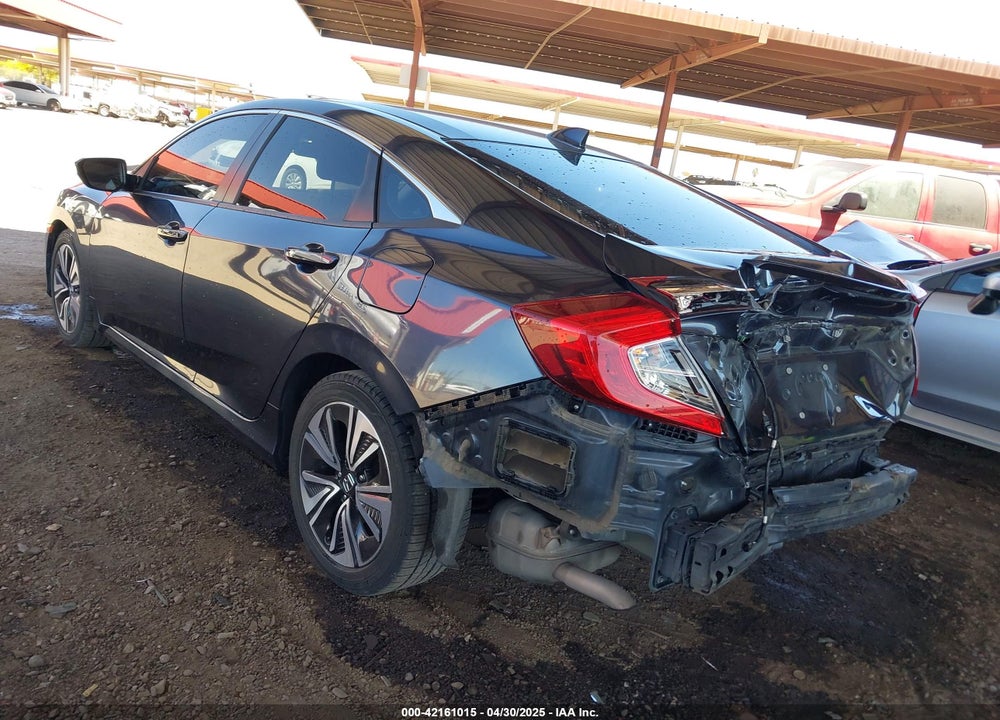 2018 HONDA CIVIC EX-L VIN: JHMFC1F8XJX033602