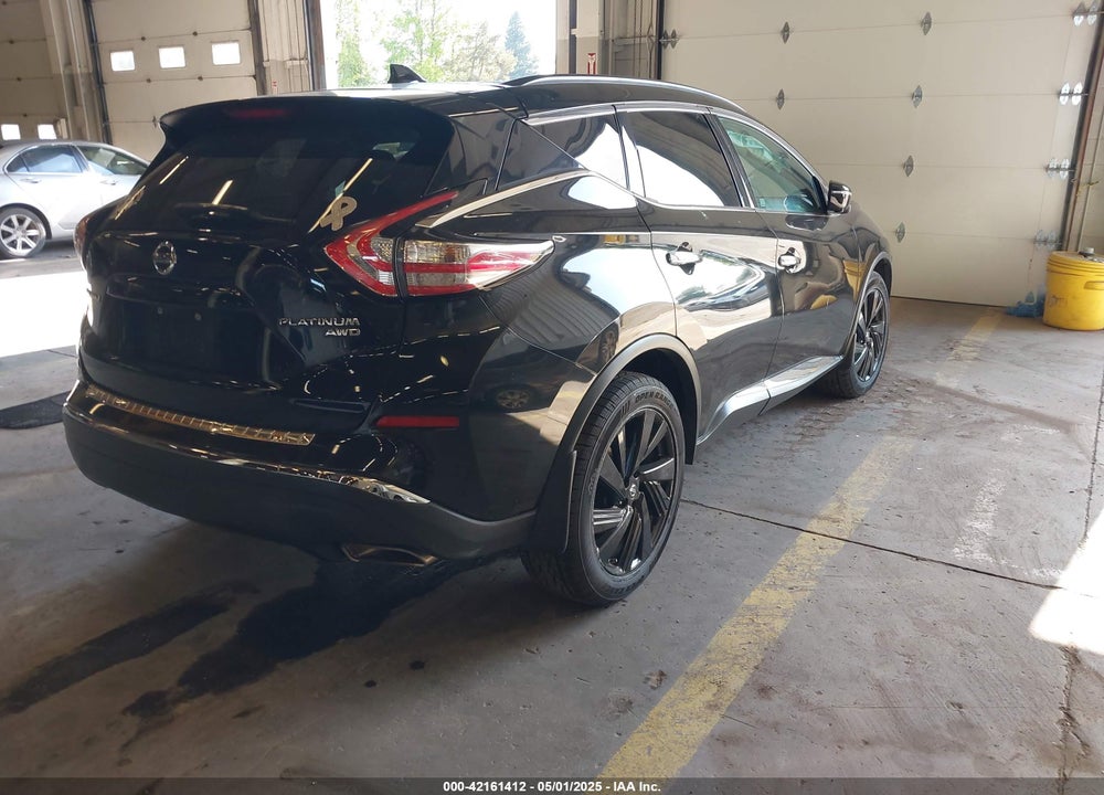 2017 NISSAN MURANO PLATINUM VIN: 5N1AZ2MHXHN187134