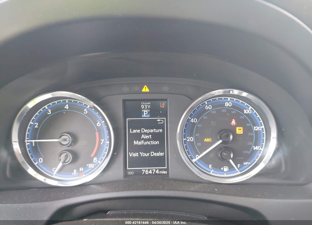 2019 TOYOTA COROLLA VIN: 5YFBURHE1KP928426