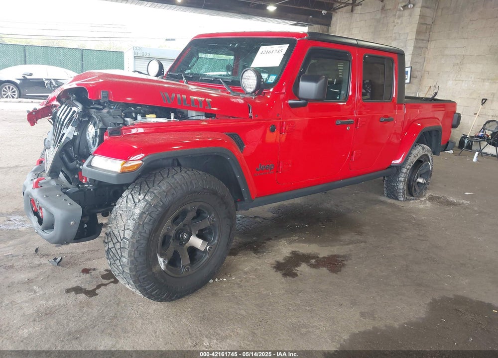 2021 JEEP GLADIATOR WILLYS 4X4 VIN: 1C6HJTAG7ML602130