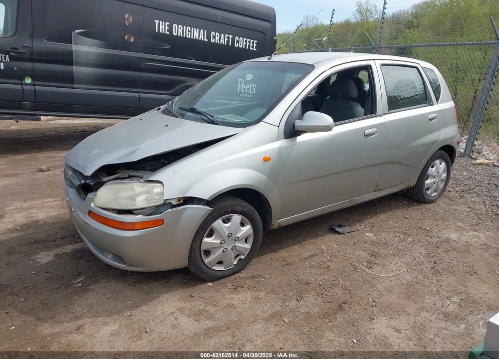 2004 CHEVROLET AVEO VIN: KL1TD62634B257192