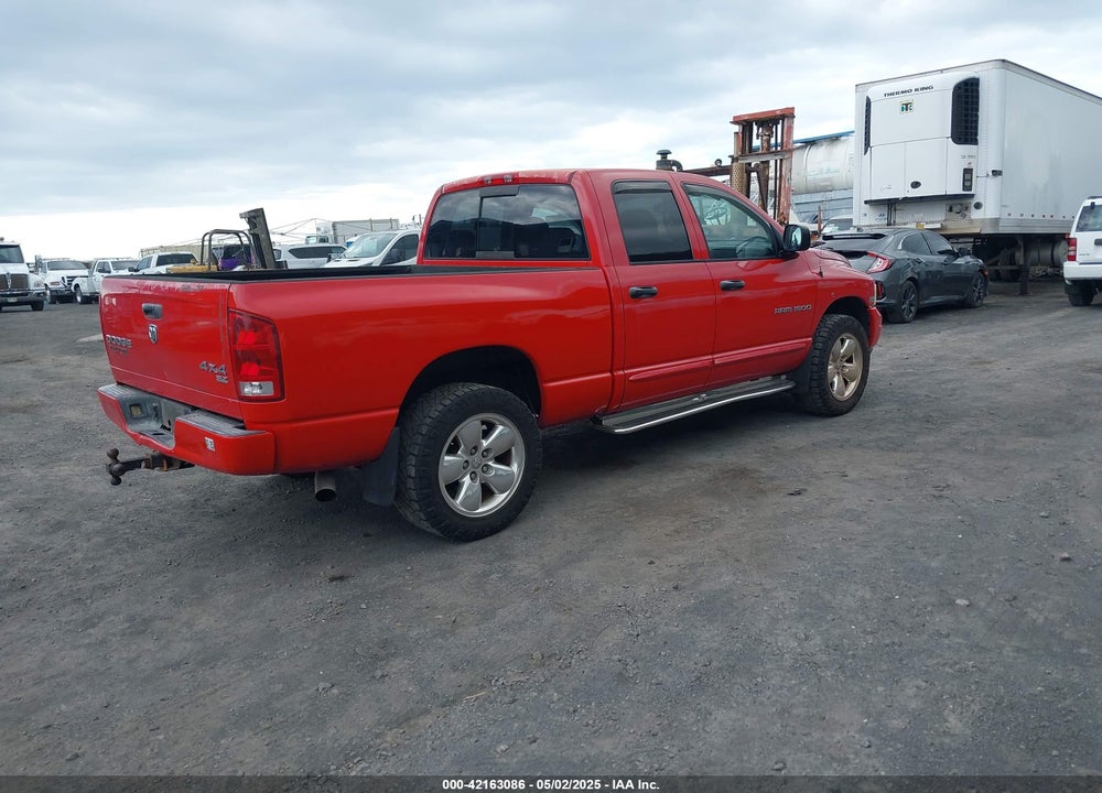2004 DODGE RAM 1500 SLT/LARAMIE VIN: 1D7HU18D84S625492