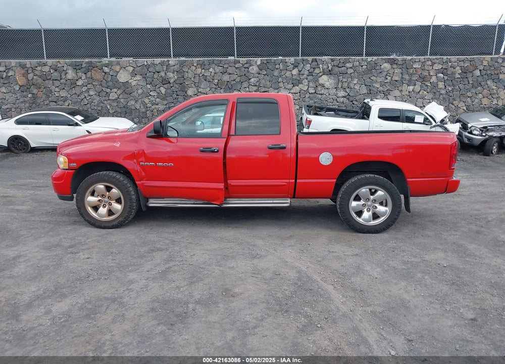 2004 DODGE RAM 1500 SLT/LARAMIE VIN: 1D7HU18D84S625492