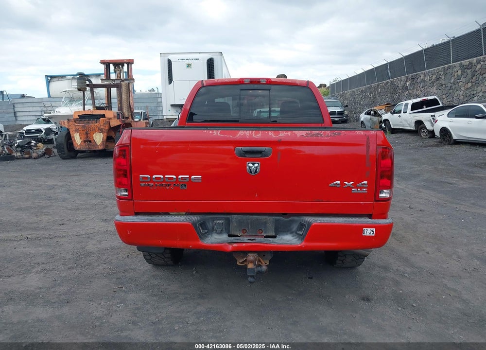 2004 DODGE RAM 1500 SLT/LARAMIE VIN: 1D7HU18D84S625492