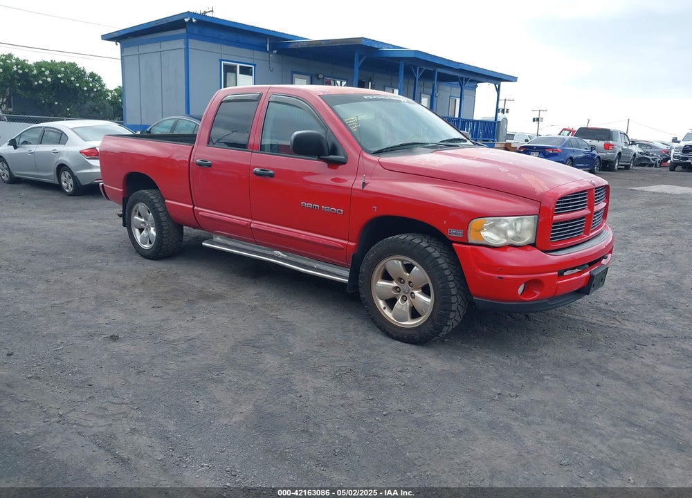 2004 DODGE RAM 1500 SLT/LARAMIE VIN: 1D7HU18D84S625492