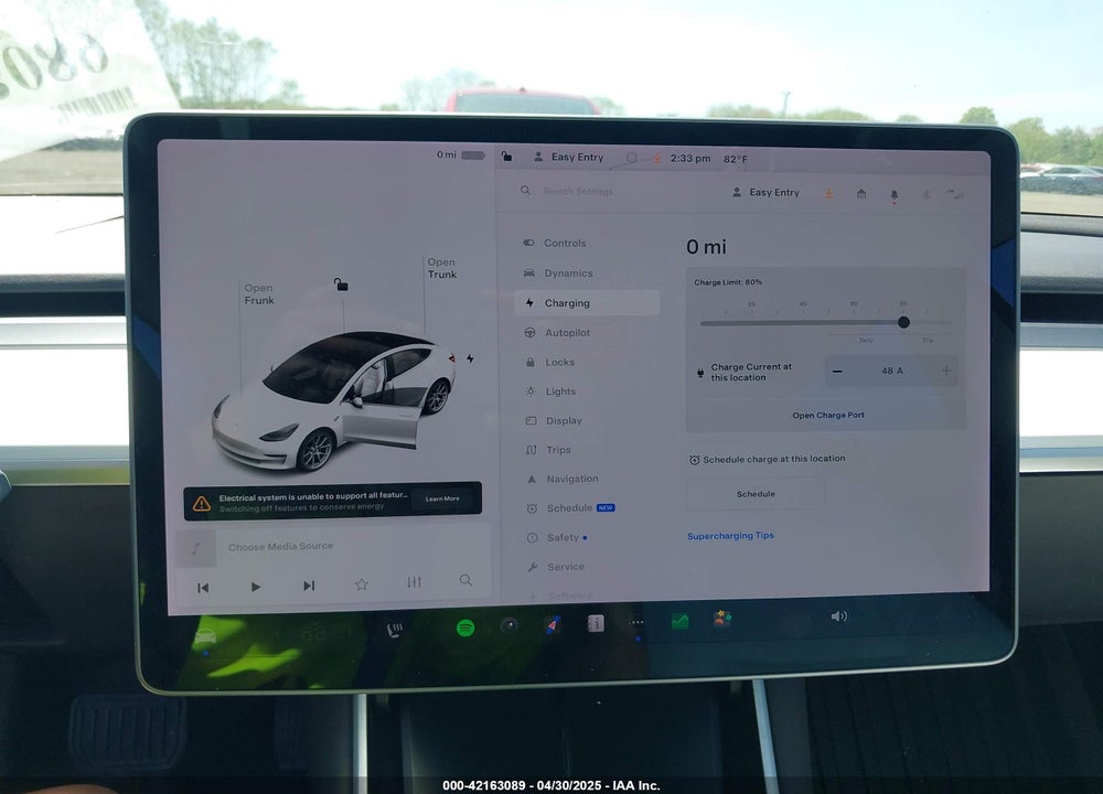 2019 TESLA MODEL 3 LONG RANGE/PERFORMANCE VIN: 5YJ3E1EB3KF450602