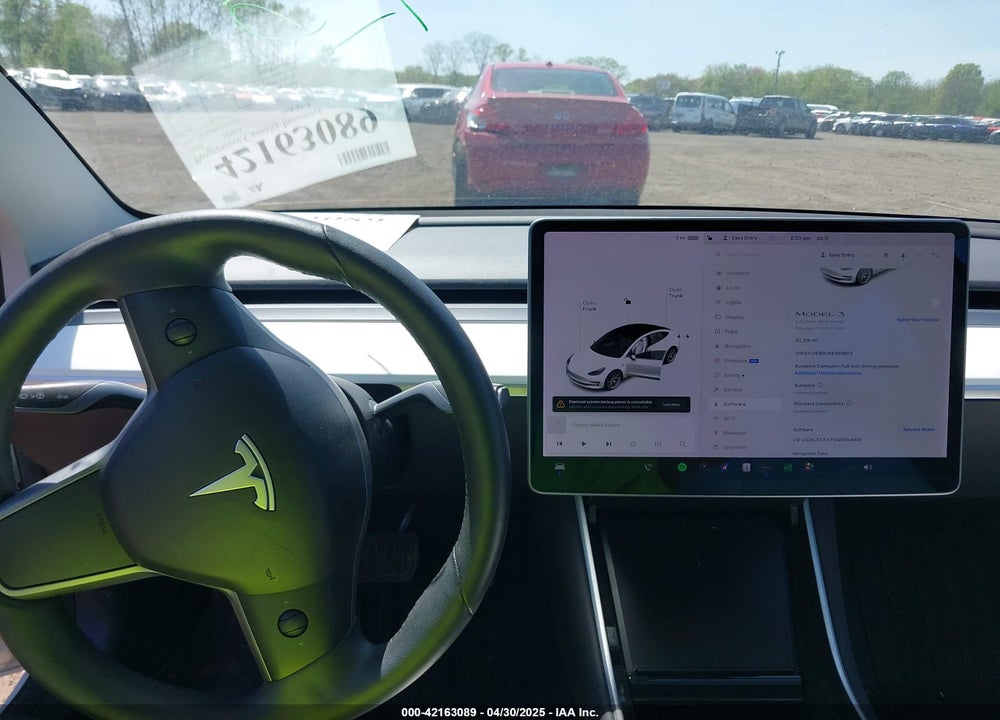 2019 TESLA MODEL 3 LONG RANGE/PERFORMANCE VIN: 5YJ3E1EB3KF450602