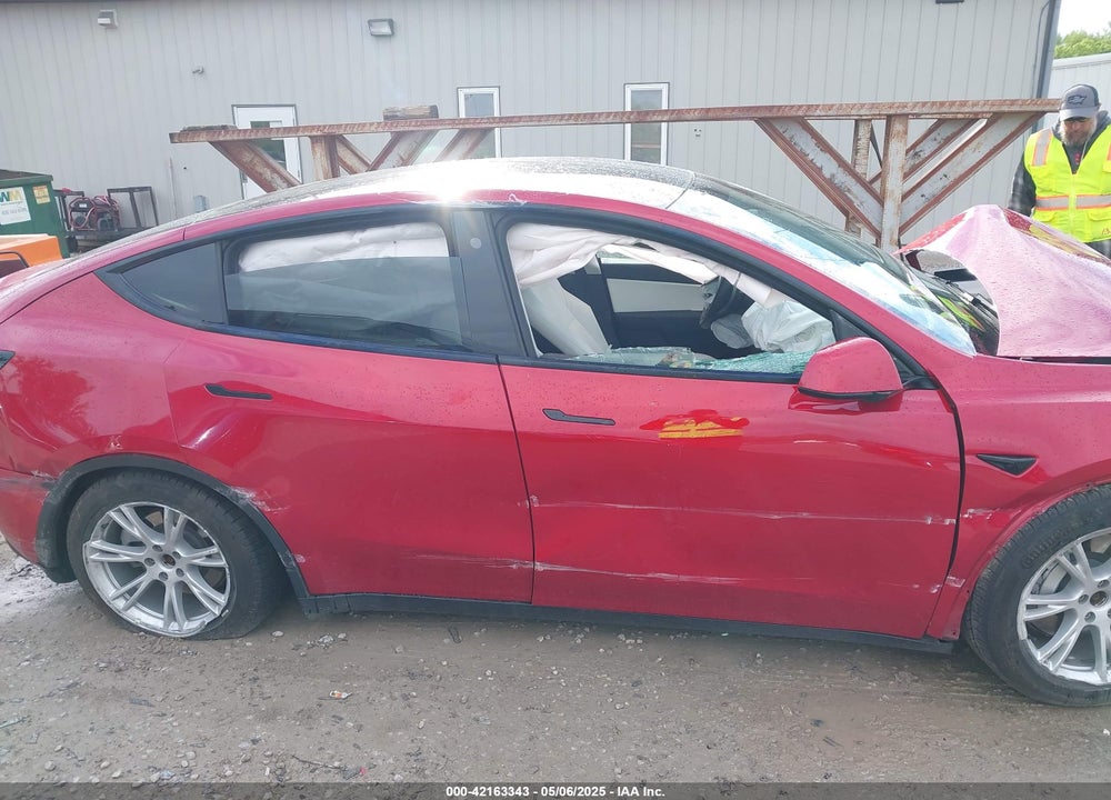 2021 TESLA MODEL Y LONG RANGE DUAL MOTOR ALL-WHEEL DRIVE VIN: 5YJYGDEE3MF173321
