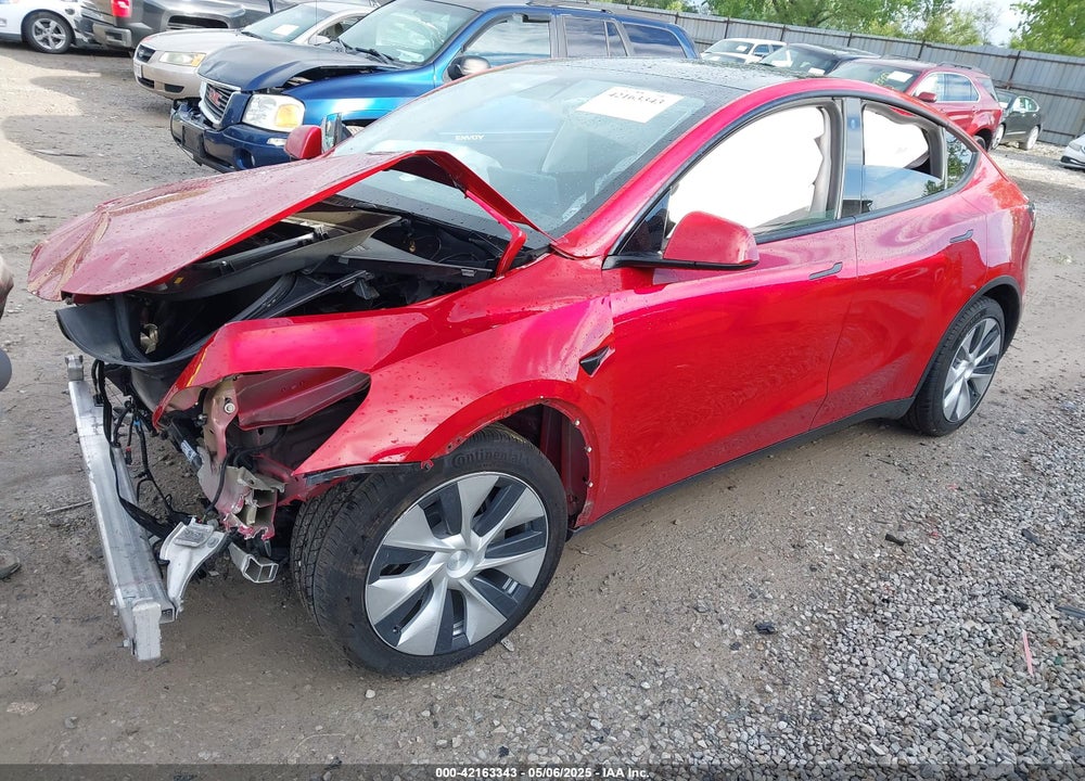 2021 TESLA MODEL Y LONG RANGE DUAL MOTOR ALL-WHEEL DRIVE VIN: 5YJYGDEE3MF173321