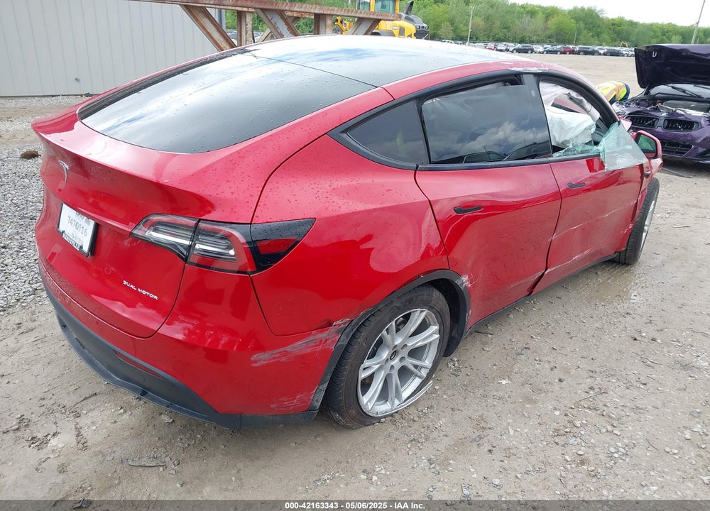 2021 TESLA MODEL Y LONG RANGE DUAL MOTOR ALL-WHEEL DRIVE VIN: 5YJYGDEE3MF173321