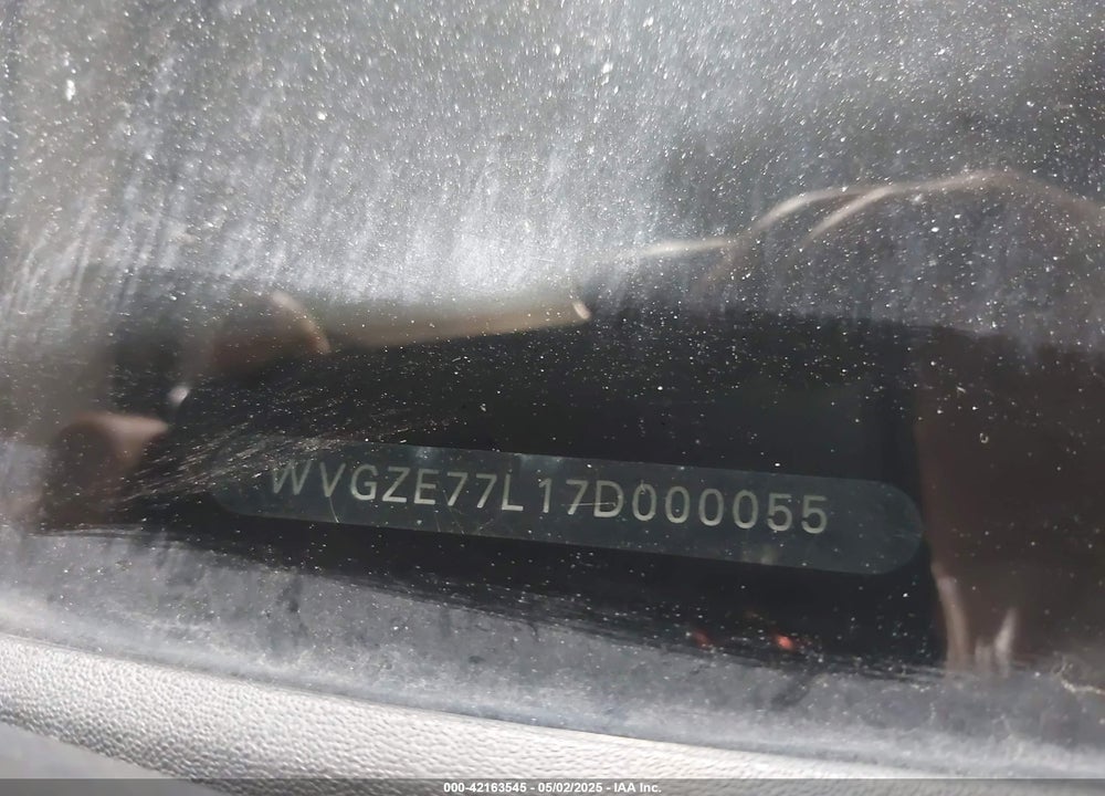 2007 VOLKSWAGEN TOUAREG V6 VIN: WVGZE77L17D000055
