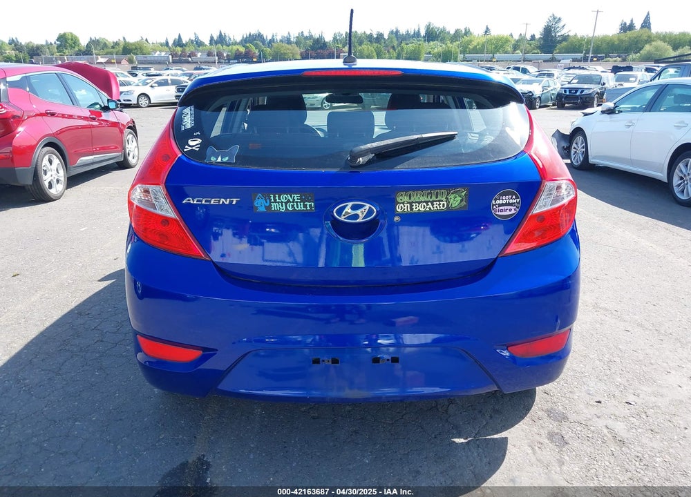 2014 HYUNDAI ACCENT VIN: KMHCU5AE6EU160100