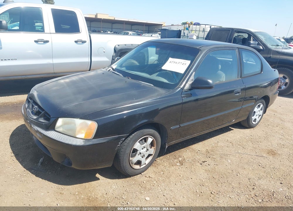 2001 HYUNDAI ACCENT GS VIN: KMHCG35C01U114597