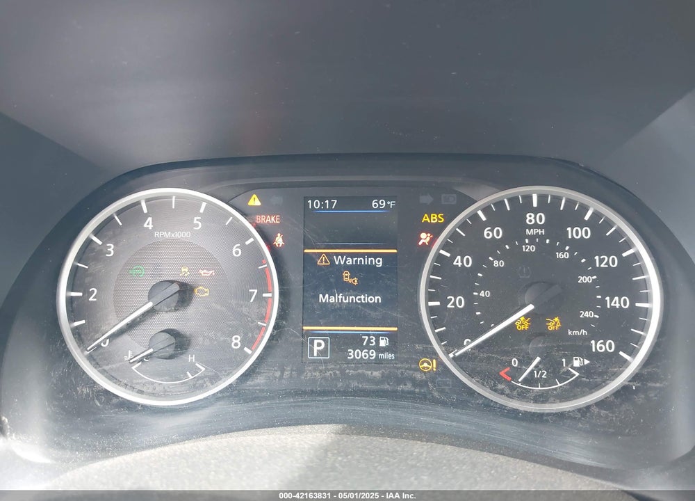 2025 NISSAN SENTRA VIN: 3N1AB8BV3SY247160