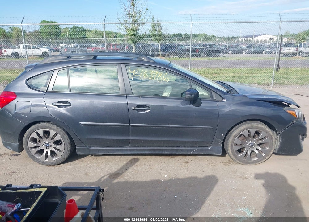 2015 SUBARU IMPREZA VIN: JF1GPAZ62F8246183