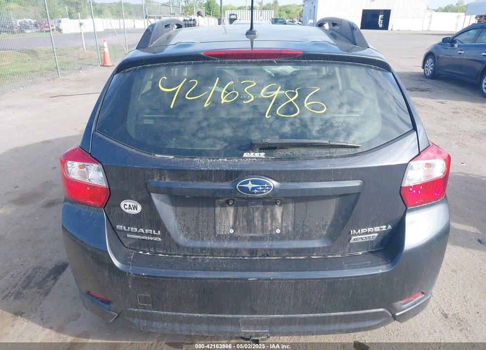2015 SUBARU IMPREZA VIN: JF1GPAZ62F8246183