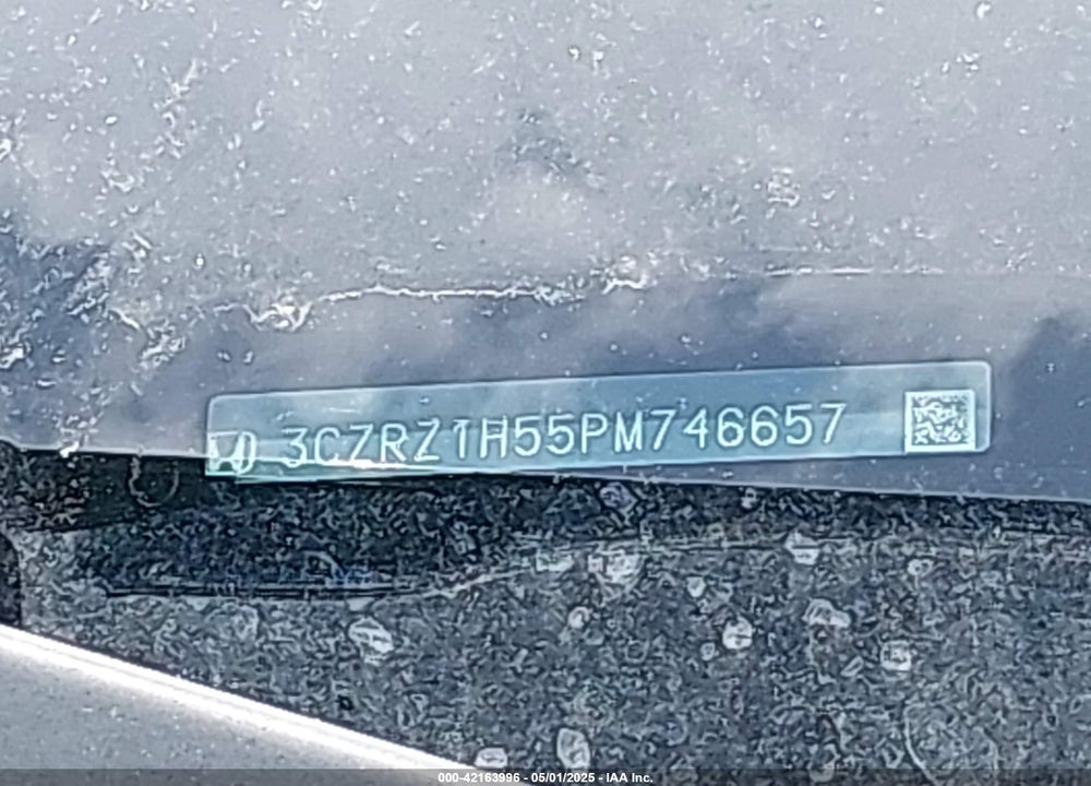 2023 HONDA HR-V VIN: 3CZRZ1H55PM746657